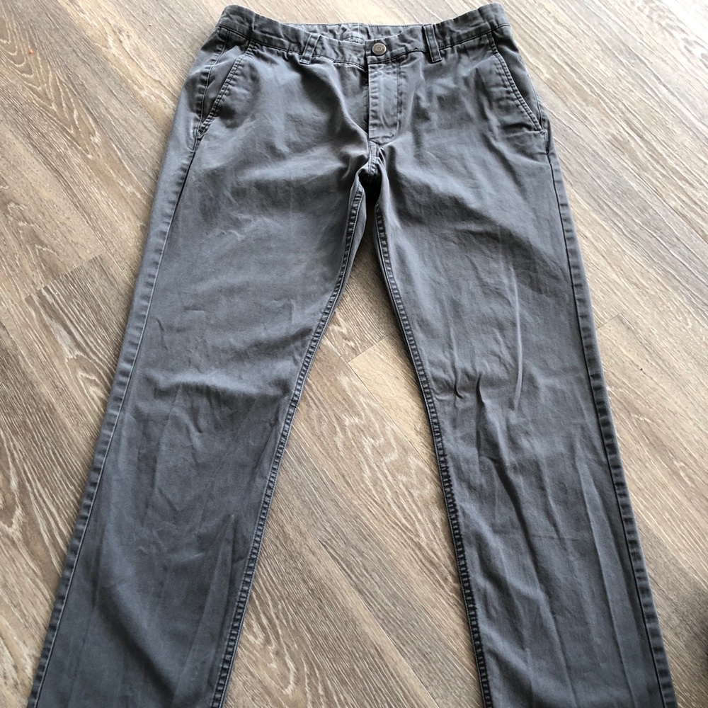 Bonobos slim fit chino, charcoal, 32x34